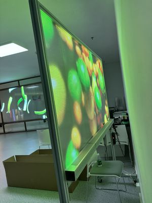 Adhesive Transparent Led Video Screen P4 P5 P6 P8 P10 P16 P20 Flexible Transparent Led Film Display for Glass Wall