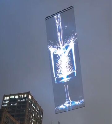 P50 Lightweight Drone Flying Led Screen LED Floating Display for Outdoor City Light Show Events Product Launch Stage Performance Public Advertising