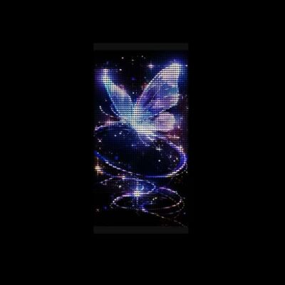 P25 IP67 High Brightness 2500cd LED Mesh Display for Drone Mounted Mall Ads