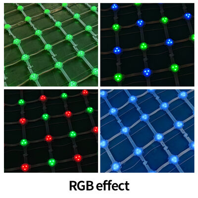 P100 Pixel Pitch IP67 Waterproof 12V LED Mesh Screen for Outdoor Advertising and Video Wall