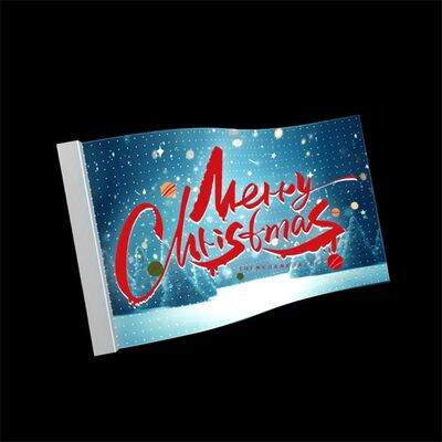 Indoor Full Color DC5V Flexible Transparent LED Display Film P6