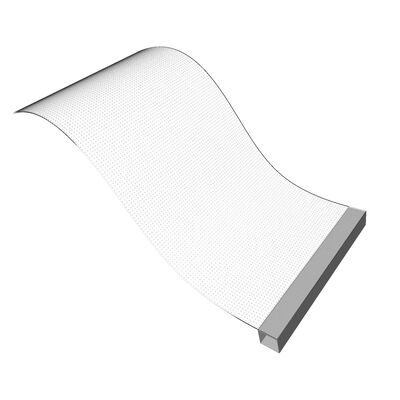 Écran de film transparent LED P8 RGB à couleur complète DC5V