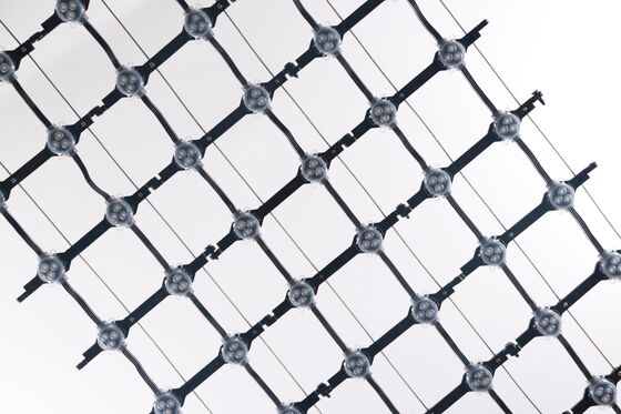 P125 High Quality Outdoor LED Mesh Screen 30mm IP67 Waterproof Commercial Grade For Building Facade