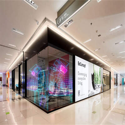 P10 Crystal Clear High Brightness Showcase LED Film Screen Transform Your Store Window Into a Digital Billboard