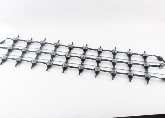 IP67 Waterproof Full Color P83 Outdoor LED Mesh Screen Flexible Mesh Curtain