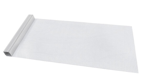 High Bright P5 LED Transparent Film Screen For Store Showcase Promotion