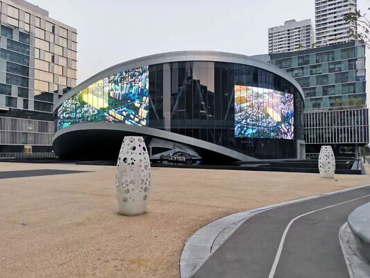 High Definition 3.91mm Holographic Flying LED Screen Commercial Ad Display