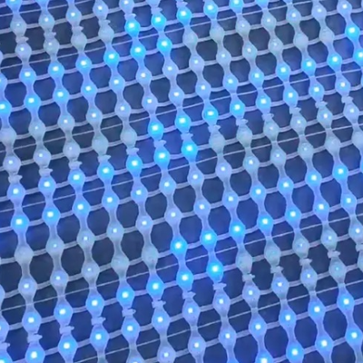 IP67 Waterproof Full Color P83 Outdoor LED Mesh Screen Flexible Mesh Curtain for Large Scale Advertising and Event Displays