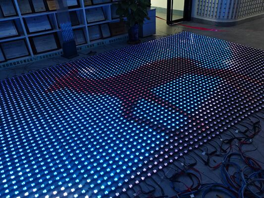 LED Mesh Screen P125 12V SMD3535 RGB Outdoor Waterproof Full Color High Transparency