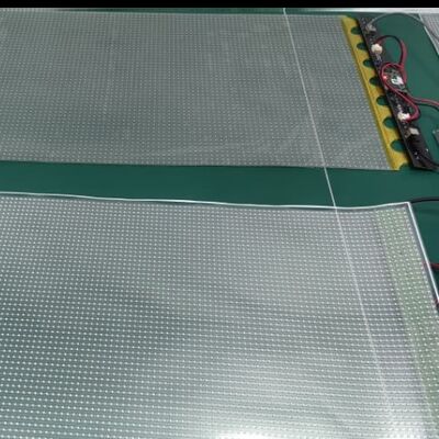  P5 Indoor Full Color Transparency Display LED Transparent Film Screen Flexible Adhesive Video Wall