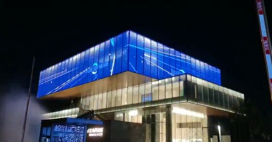 High Transparency 3.91mm Holographic LED Screen with Soft Unobstructed View for Commercial Advertising