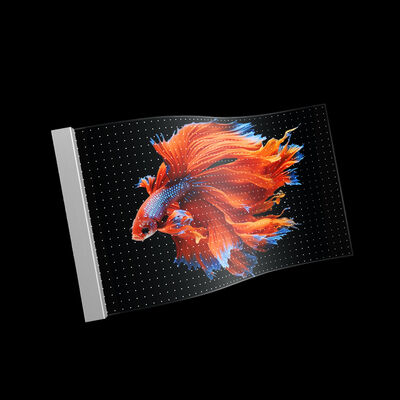 P8 Indoor Bendable Transparent LED Film Panel with 90% Transparency and IP67 Protection for Commercial Shopping Centers