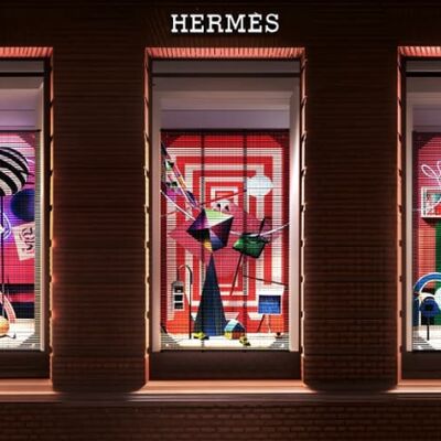 Indoor P3.9 LED Grille Screen High Clarity Video Wall Panel Digital Signage for Stage and Glass Window Display
