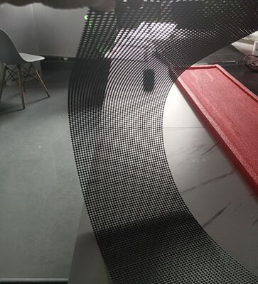 Hot Product Flexible P6.25 Transparent Holographic LED Film Advertising LED Display Glass Adhesive Led Screen for Glass Window