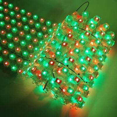 Full Color P50 Outdoor LED Mesh Screen with IP67 Waterproof Flexible Curtain for Dynamic Advertising and Entertainment Venues