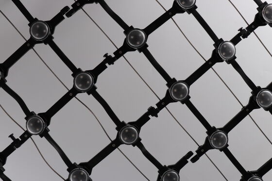 1000*1000mm RGB LED Mesh Screen IP67 High Brightness Transparent Diode Display for Commercial Advertising