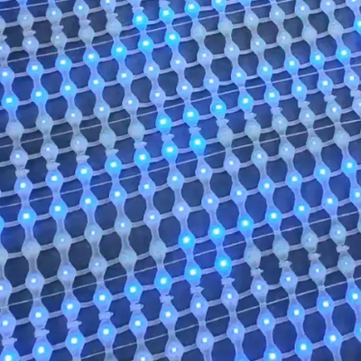 IP67 Waterproof Full Color P83 Outdoor LED Mesh Screen Flexible Mesh Curtain Suitable for Large Scale Events and Advertising Displays