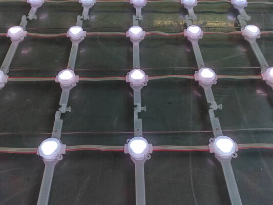 DC12V 1000mm IP67 Waterproof LED Mesh Screen Factory Custom Video Wall for Glass Window Advertising