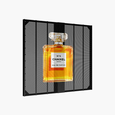 P3.9 Alta luminosità RGB LED Grille Screen Transparent Advertising Display per Shopping Mall Gioielleria Decorazione delle finestre dei negozi
