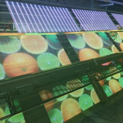 Indoor P5 LED Transparent Film Screen High Definition Adhesive Display for Glass Window Retail Store Advertising