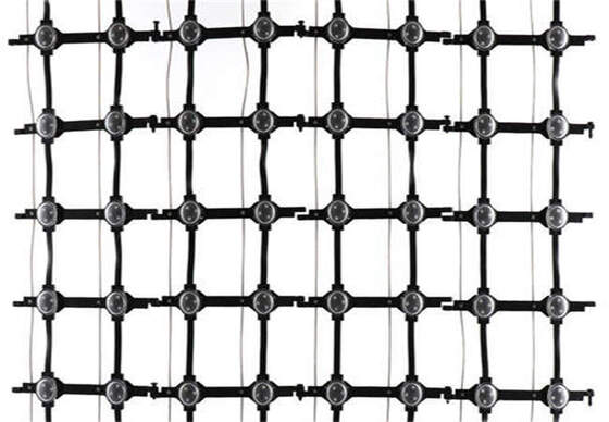 P100 SMD3535 RGB LED Mesh Screen with IP67 Waterproof Protection 12V DC and 2000-3000cd/m² Brightness for Outdoor Billboard Displays